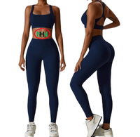 Ropa Deportiva para Mujer, Leggings de Yoga y Running con Cintura Elástica, Estampado Simple, Peso Medio, Ecológicos, de Spandex/Poliéster, Transpirables