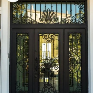 Améliorez la sécurité et le style de votre maison avec des photos de conception de porte principale en fer Bel appel de bordure en acier - Product Image 5