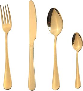 Cubiertos de Metal de Colección Alemana para Mesa, para Cocina, Hoteles y Restaurantes, Modernos en Metal, Juego de Cubiertos de Venta Caliente - Product Image 6