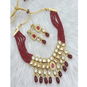 ชุดเจ้าสาวราชวงศ์กุณฑ์ meenakari หรูหราย้อนยุคชุดกุณฑ์พร้อมด้านหลัง Meenakari สำหรับผู้หญิงและเด็กผู้หญิง - Product Image 1