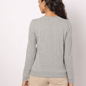 Sudaderas informales de Invierno para mujer Logotipo impreso Lavado ácido frontal Tela de rizo de poliéster/algodón de alta calidad - Product Image 2