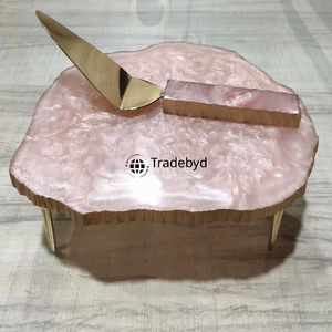 แท่นวางเค้กทำจากเรซินรูปสี่เหลี่ยมผืนผ้าเป็นมิตรต่อสิ่งแวดล้อมทำด้วยมือสำหรับตกแต่งโต๊ะในครัวแบบทันสมัย - Product Image 2