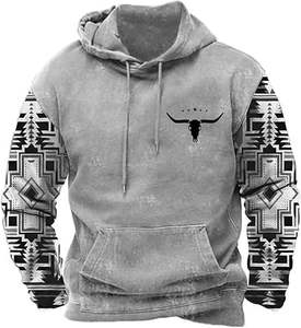 Sudaderas con Capucha Extra Grandes de Algodón de Alta Calidad de 350 GSM, Lisas, sin Cordones, Unisex, con Logotipo Personalizado, Impresión Puff - Product Image 4