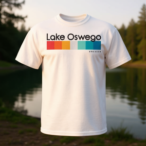 T-shirt vintage retrò di Lake Oswego, Oregon, USA, categoria promozionale - Product Image 3