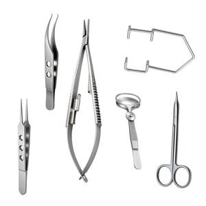 Ensemble d'instruments ophtalmiques en acier inoxydable, instruments chirurgicaux pour la chirurgie oculaire, qualité médicale, réutilisables, OEM, vente en gros, export - Product Image 5
