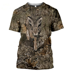 Vêtements de chasse pour hommes, t-shirt sans manches léger et à séchage rapide en Cordura, imprimé décontracté, vêtements de sport d'été - Product Image 2