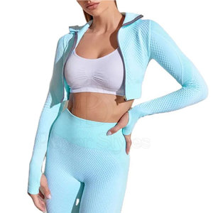 Ensemble de Yoga réversible Sport Fitness pour femmes soutien-gorge de Compression du ventre extensible Leggings solide grande taille équipement d'entraînement respirant - Product Image 2