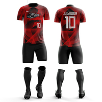 Maillots de football de l'équipe de France de football de sublimation bon marché pour hommes paquets d'uniformes de football personnalisés de haute qualité pour jeunes unisexes