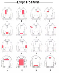 Sweats à capuche unis épais 500gsm Boxy Blank Sweats à capuche personnalisés en molleton de coton surdimensionné pour hommes Fabricant de sweats à capuche courts lourds pour hommes - Product Image 2