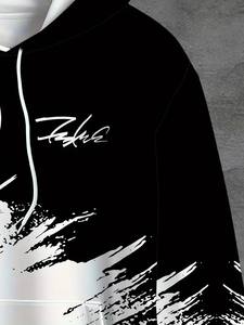 Diseño personalizado French Terry 400 GSM Sudadera con capucha Logotipo de impresión personalizada peso pesado 100% algodón Sudadera con capucha para hombre - Product Image 6