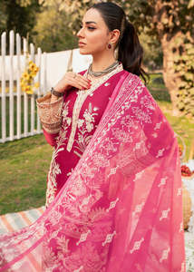 ชุดชัลวาร์ Kameez ปักลายสไตล์ปากีสถานและอินเดียคอลเลกชั่นสนามหญ้าแบบหรูหราใหม่ - Product Image 6