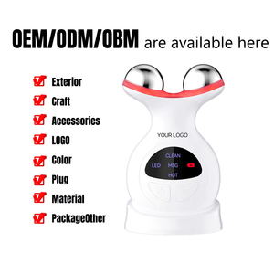 Appareil facial EMS à succès, rouleau facial électrique 3D, masseur pour le soin de la peau, masseur pour le <span class=keywords><strong>visage</strong></span> et le cou - Product Image 6