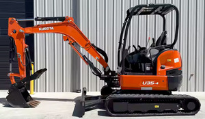 Excavadora Kubota bastante usada, 18KW, 3 toneladas, MINICARGADORA DE orugas, retroexcavadora, máquina de excavación a la venta - Product Image 2