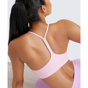 บราเล่นโยคะมีสายรัดด้านหลังที่สวยงามบราเล่นกีฬานุ่มใส่สบายสำหรับวิ่งในฤดูร้อน - Product Image 3