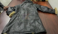Vente en gros de trench-coat long à capuche en cuir de mouton véritable personnalisé manteau d'hiver pour homme doublure en fourrure veste surdimensionnée à la mode faite à la main
