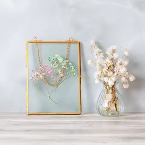 Handcrafted metal <b>glass</b> photo <b>frame</b> with intricate detailing and premium artistry <b>for</b> sophisticated home decor - Product Image 3
