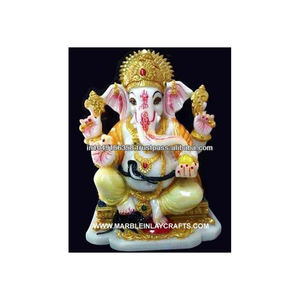 Statue Unique en marbre Ganesha - Product Image 1