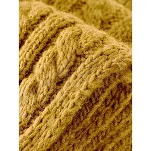Écharpe en tricot torsadé mélangé personnalisée pour les accessoires de sports d'hiver - Product Image 3