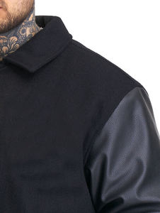 OEM personalizado invierno lana Chenille Letterman chaqueta para hombres Vintage Varsity estilo High Street lienzo - Product Image 5