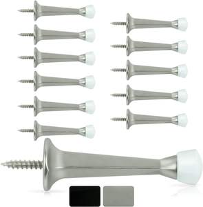 2 Pack Kickdown <b>Door</b> Stoppers 4 Inches, Heavy Duty <b>Door</b> Stoppers for Bottom of <b>Door</b> <b>Stop</b> with One Touch and <b>Soft</b> Rubber Tips - Product Image 4