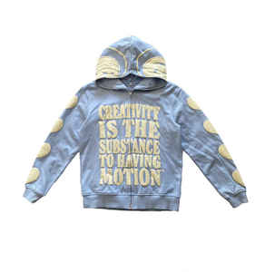 Top Trending Design Custom Venta al por mayor de algodón Sudaderas con capucha Streetwear Winter Puff Print Zip Up Oversized Unisex Hoodies - Product Image 1