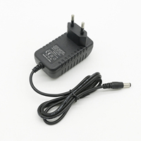 Adaptateur universel secteur LED AC/DC pour caméra, prise murale Euro/US, entrée 100-240V AC 50/60Hz, adaptateur d'alimentation 12V 1A
