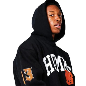 เสื้อฮู้ดผ้าฝ้าย100% มีฮู้ดโอเวอร์ไซส์ปักลายพิมพ์โลโก้ได้ตามต้องการสำหรับฤดูหนาว - Product Image 2