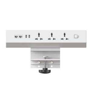 Multiprise HOECZ018 à 6 prises avec cordon d'extension à fixation sur surface de bureau, extrémité femelle IEC, réseau Wi-Fi - Product Image 2