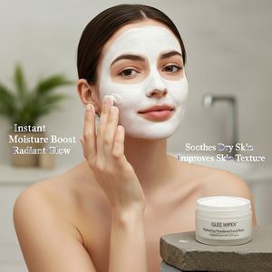 Mascarilla Facial en Polvo Hidratante y Nutritiva Glee Impex, con Extracto de Aloe Vera y Pepino, para Todo Tipo de Piel, Hidratación Profunda - Product Image 3