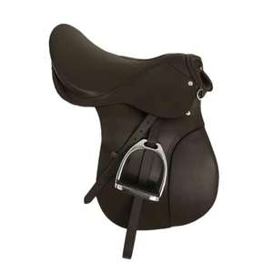 Selle de dressage de cheval pour chevaux utilisant des instruments d'équitation de haute qualité en cuir pur et anti-respirant - Product Image 6