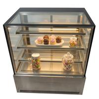 Vitrinas de Vidrio para Panadería, Vitrina Comercial para Pasteles, Mostrador Refrigerado para Postres