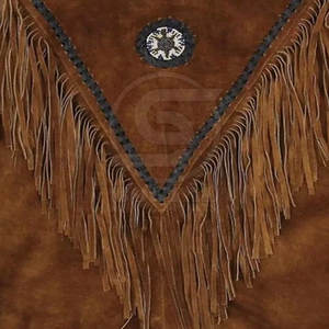 Gilet en cuir de cowboy confortable et respirant Fabriqué au Pakistan Dernier design Vente en gros Gilet en cuir de cowboy pour hommes - Product Image 5