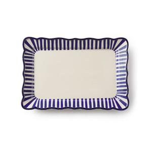 Bandeja de cerámica hecha a mano para el desayuno, aperitivos, café, té, fruta, comedor, cocina, baño, tocador, tocador, organizador de almacenamiento - Product Image 4