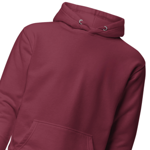Sudadera con Capucha Color Granate Unisex, Sudadera con Capucha Lisa de Felpa de Algodón Premium, Ropa de Calle Informal Cálida de Invierno, Corte Regular, Venta al por Mayor - Product Image 3