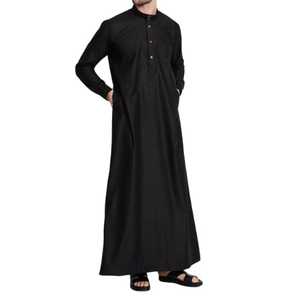 2025 nouveau modèle décontracté islamique vêtements pour hommes nouveau Style saoudien Thobe pour hommes pakistanais tenue décontracté Thobes pour hommes garçons adultes - Product Image 1