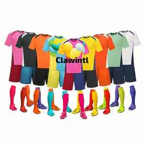 ชุดฟุตบอลสำหรับผู้ชายชุดเครื่องแบบฟุตบอลแบบซับลิเมชันชุดเสื้อฟุตบอลดีไซน์ใหม่ออกแบบได้ตามต้องการ - Product Image 1