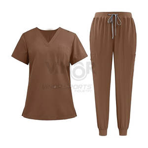 Pantalon de jogging d'infirmière d'hôpital de nouveau style en gros costumes uniformes en tissu tissé à vendre - Product Image 1