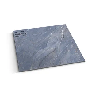 High Quality and Cheap Price 60x60cm Blue luxury digital glazed floor tile for building material