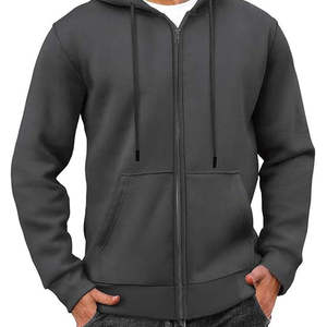 Sudaderas con Capucha y Cremallera de Alta Calidad, Estilo Urbano, Talla Grande, al por Mayor, Ropa de Moda para Hombre - Product Image 2