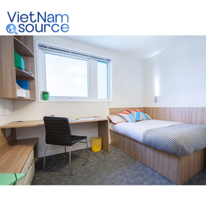 Nouvelle conception bois matériel étudiant logement chambre meubles-étudiant logement meubles ensemble aux États-Unis-Vietnam Source usine - Product Image 2