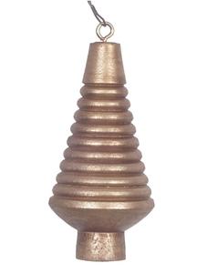 Ornements suspendus en bois doré de Noël Ornement suspendu en bois naturel pour décoration intérieure - Product Image 2