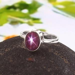 925ทับทิมแท้ธรรมชาติแหวนเงินวินเทจใส่ได้ทั้งชายและหญิงประดับเพชรสำหรับงานแต่งงานหรืองานหมั้น - Product Image 4