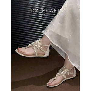 Swimming Comfortable Soft Cushioned Sole Women's Flat <b>Pool</b> Beach <b>Slides</b> Quick Dry Non Slip Summer Sandals for Seaside Shoes - Product Image 3