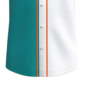 Conjuntos de camisetas de béisbol transpirables con estampado Digital de botón completo personalizado para hombres/mujeres/jóvenes/niños, ropa deportiva personalizada, números de nombre del equipo - Product Image 4