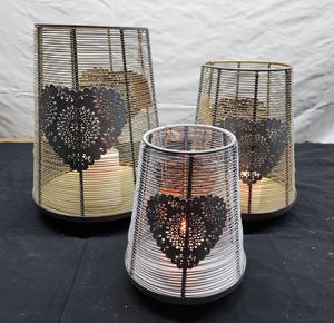 Lanternes de Noël en métal faites à la main, flocon de neige de cerf, différentes couleurs enduites de poudre, bougie de décoration intérieure personnalisable - Product Image 4