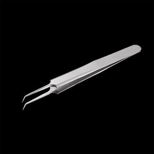 Pinzas de extensión de pestañas de acero inoxidable de alta calidad para mujer herramienta cosmética de Color sólido - Product Image 6