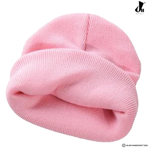 Venta caliente Kirby Winter Beanie Satin Lined Slouch Beanie con dibujos animados Kirby Cara sonriente Bordado Y2K Género Gorros - Product Image 5
