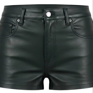 Pantalones Cortos de Cuero Genuino a la Moda para Hombre, para Uso Casual y Urbano - Product Image 1