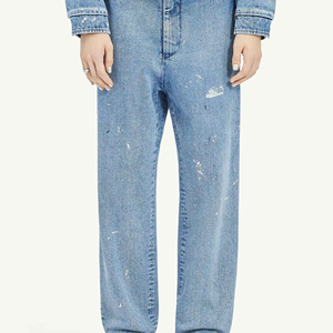 Conjunto de Jeans Vintage para Hombre Activuswear 2024, Estilo Urbano, Lavado Intenso, Parches de Mezclilla, Estilo Casual de Moda, Ropa de Abrigo de Invierno - Product Image 5