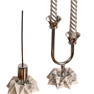 Candelabro decorativo de diseño elegante, candelabro de Metal con Base de mármol, candelabro para accesorios de vajilla - Product Image 2